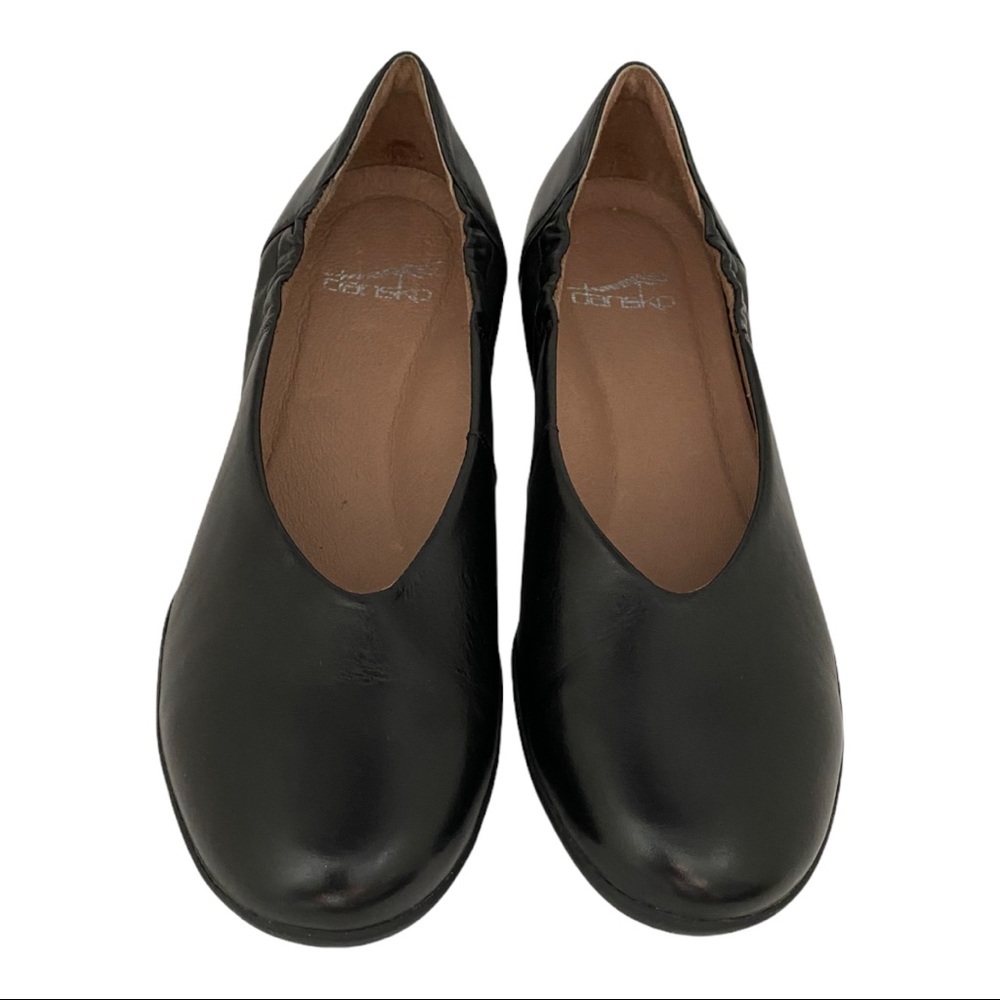 Dansko New Women’s Kira Black Leather Shoe size 38 - Picture 3 of 12
